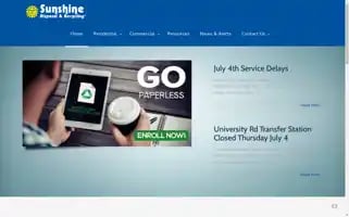 Sunshinedisposal.com Screenshot 2024-07-07 08:06:21