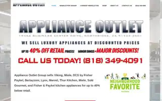 Applianceoutletgroup.com Screenshot 2024-05-08 13:38:43