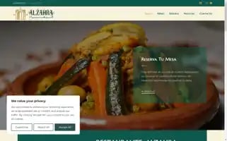 Restaurantealzahra.com Screenshot 2024-06-17 18:11:28