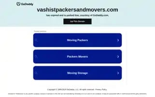 Vashistpackersandmovers.com Screenshot 2024-07-07 17:18:05