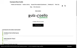 Farmaciaruizcoello.com Screenshot 2024-05-24 05:05:20