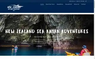 Nzkayaktours.com Screenshot 2024-04-16 15:43:27