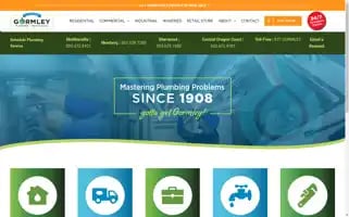 Gormleyplumbing.com Screenshot 2024-07-03 08:49:58