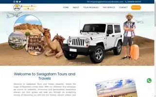 Swagatamtoursandtravels.com Screenshot 2024-04-22 14:46:21