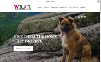 Whiteriveranimalrescue.org Screenshot 2024-07-06 09:12:55