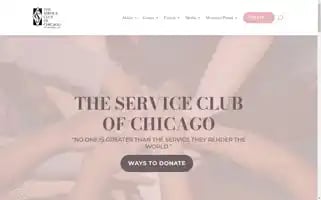 Theserviceclubofchicago.org Screenshot 2024-07-02 15:47:47