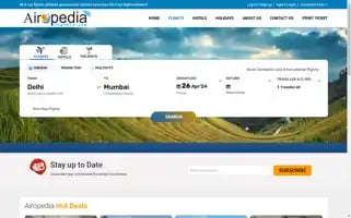 Airopediatravels.com Screenshot 2024-04-25 12:29:14