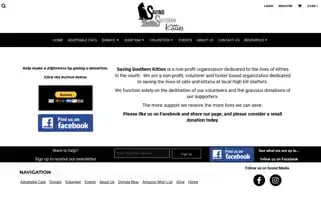Savingsouthernkitties.com Screenshot 2024-07-06 11:51:48