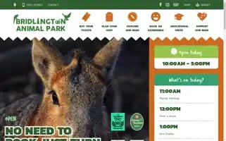 Bridlingtonanimalpark.co.uk Screenshot 2024-06-12 07:26:45