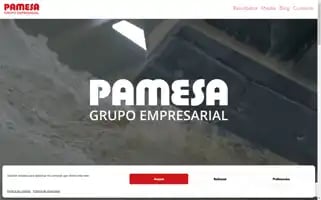 Pamesagrupoempresarial.com Screenshot 2024-07-06 22:38:20