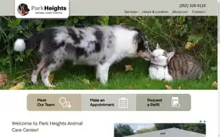 Parkheightsanimalcare.com Screenshot 2024-05-16 11:48:04