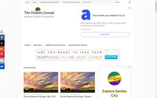 Thehealersjournal.com Screenshot 2024-05-14 09:09:53