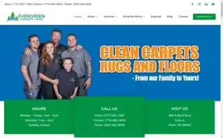 Evergreencarpetcare.com Screenshot 2024-05-09 15:21:57
