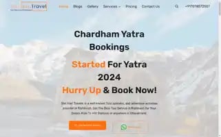 Shriharitravel.com Screenshot 2024-04-26 02:03:58