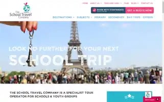 Schooltravelcompany.com Screenshot 2024-04-15 13:11:26