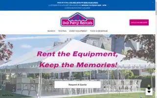 Ddpartyrental.com Screenshot 2024-05-09 08:58:20