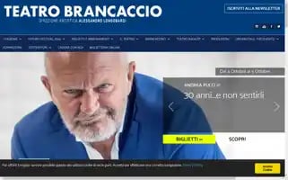 Teatrobrancaccio.it Screenshot 2024-07-04 21:09:03