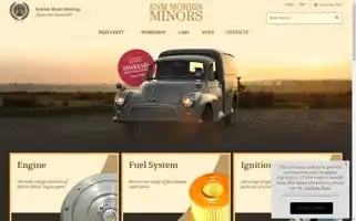Morrisminorspares.com Screenshot 2024-05-13 00:13:25