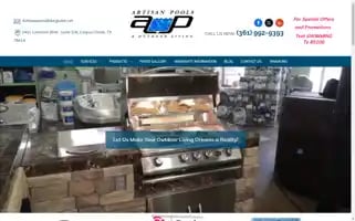 Artisanpoolsandoutdoorliving.com Screenshot 2024-05-08 14:25:48