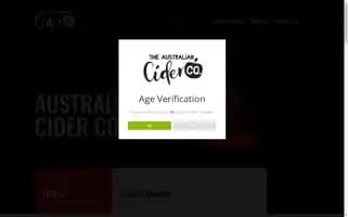 Australianciderco.com.au Screenshot 2024-05-20 13:33:56