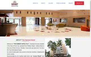 Thesamrathotelpune.com Screenshot 2024-04-25 15:16:12