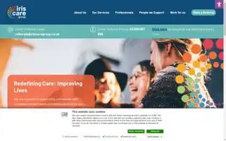 Iriscaregroup.co.uk Screenshot 2024-07-04 13:28:06