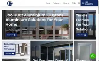 Joohuataluminiumwindow.com Screenshot 2024-05-28 05:22:28