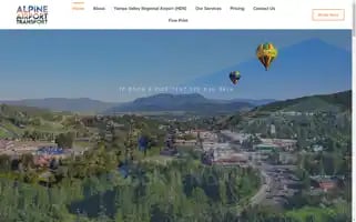 Alpineairporttransport.com Screenshot 2024-05-19 19:29:58