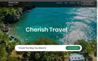 Cherishtravel1.com Screenshot 2024-04-17 13:41:32