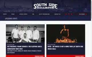 Southsideballroomdallas.com Screenshot 2024-06-13 08:10:47