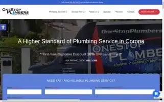 Onestopplumbers.com Screenshot 2024-05-16 10:48:14