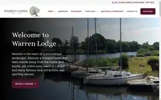 Warrenlodgehotel.co.uk Screenshot 2024-04-22 12:52:04