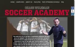 Chasewilemansocceracademy.com Screenshot 2024-07-05 19:37:16