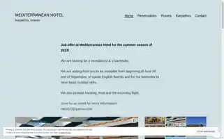 Mediterraneanhotelkarpathos.com Screenshot 2024-04-25 20:46:37