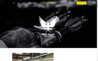 Firstflightarchery.com Screenshot 2024-04-17 06:20:12