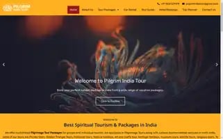 Pilgrimindiatour.com Screenshot 2024-04-22 10:31:08