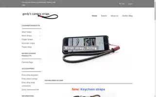 Gordyscamerastraps.com Screenshot 2024-05-04 13:14:53