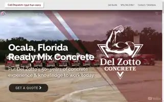 Delzottoreadymix.com Screenshot 2024-06-30 17:43:00