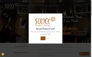 Suncewinery.com Screenshot 2024-06-12 09:29:13