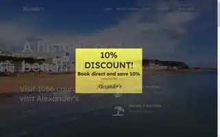 Alexandershotelhastings.co.uk Screenshot 2024-04-22 12:12:22