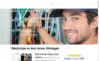 Electricianprosannarbor.com Screenshot 2024-06-13 14:02:50