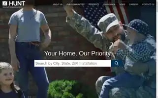 Huntmilitarycommunities.com Screenshot 2024-07-05 17:38:53