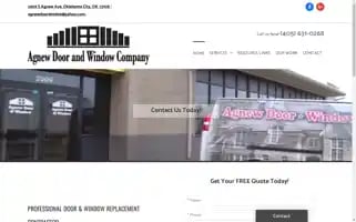 Agnewdoorandwindowandglass.com Screenshot 2024-05-15 10:39:11