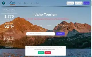 Idahotourism.com Screenshot 2024-04-17 07:22:51