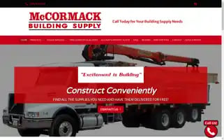 Mccormackbuildingsupply.com Screenshot 2024-06-13 23:32:28