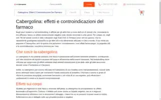 Itcabergolina.com Screenshot 2024-05-26 14:25:27