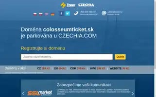 Colosseumticket.sk Screenshot 2024-04-25 12:32:46
