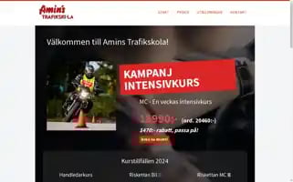Aminstrafikskola.se Screenshot 2024-04-27 15:34:46
