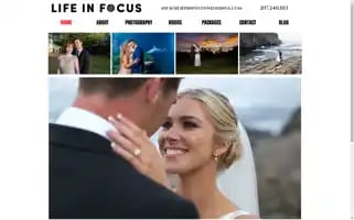 Lifeinfocusweddings.com Screenshot 2024-07-03 20:23:15