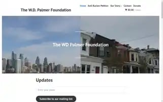 Thewdpalmerfoundation.org Screenshot 2024-06-11 15:31:57